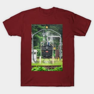 SL Yamaguchi-go Steam Train "The Lady" at Tsuwano T-Shirt